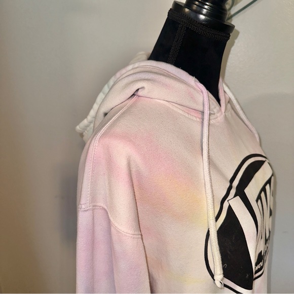 Dreamsicle Vans Pastel Tie Dye Hooded Sweatshirt Womens Size Medium - Picture 6 of 11